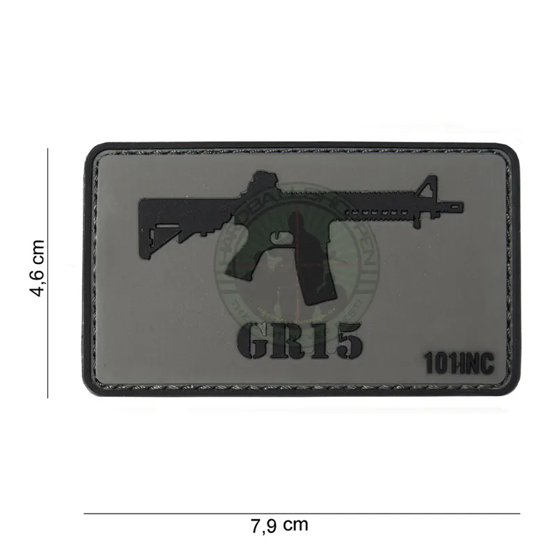 3D PVC, GR15, Sort