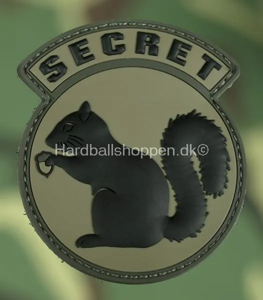 Secret Squirrel PVC Patch