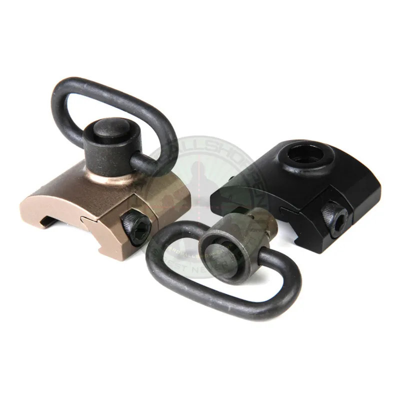 QD Socket Rail Mmount, Sort