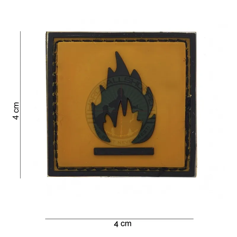 PVC Velcro Mærke, Flammable