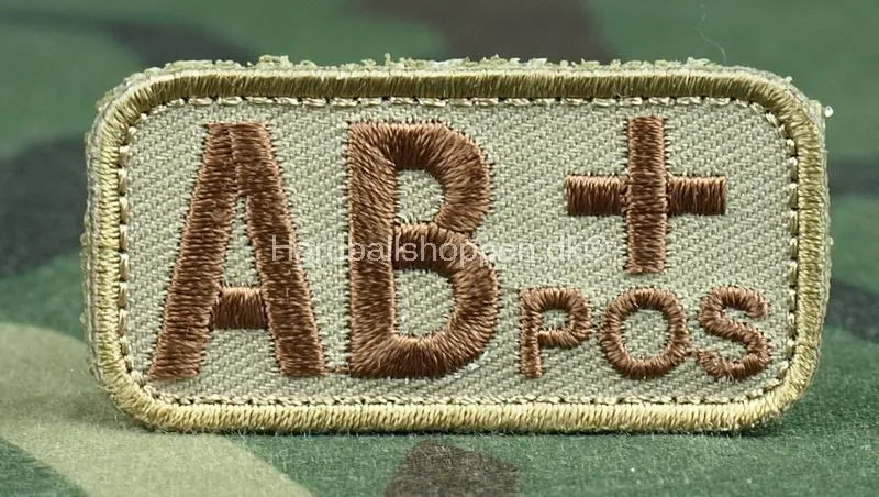 Bloodtypes AB+POS Patch