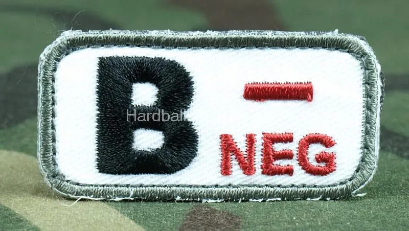 Bloodtypes B-Neg Patch