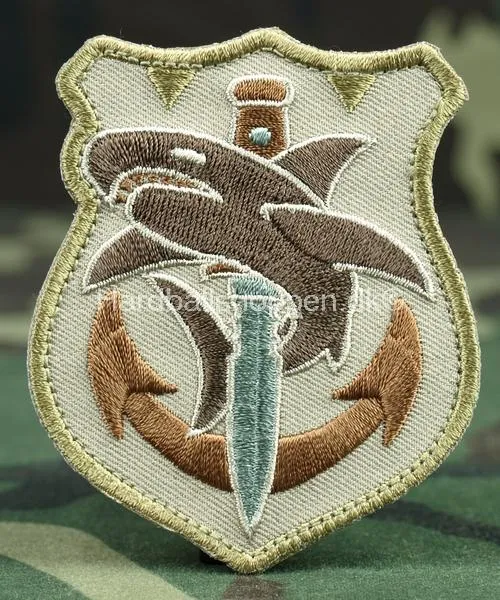 Tac Shark Patch · Tan / FDE