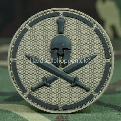 Spartan Helmet PVC Patch