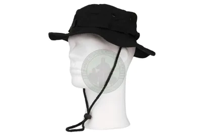 Hbsimp – Bush Hat, Deluxe, Ripstop, Sort, (Bøllehat)