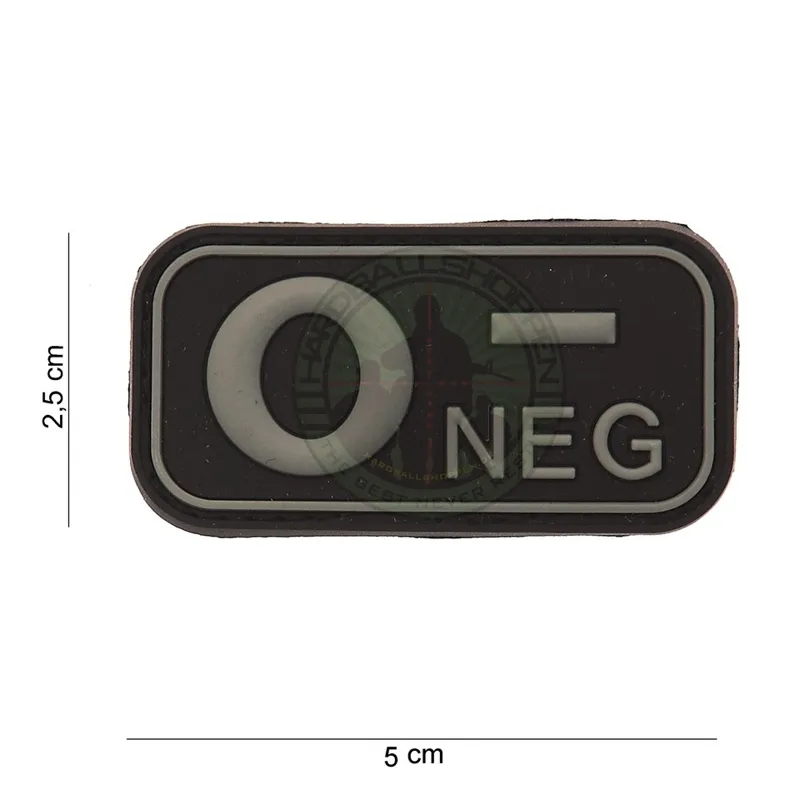 3D PVC, Blodtype o- Negativ