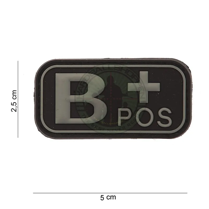 3D PVC, Blodtype B+ Positiv