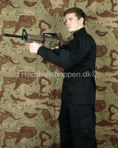 Miltec – US ACU Jakke Rip-Stop, Sort