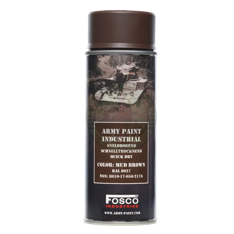 FOSCO – Spraymaling, 400ml Mud RAL8027 · Marrón