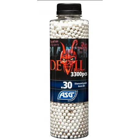 Blaster DEVIL - Bouteille de 3300 Billes BIO 0,30g