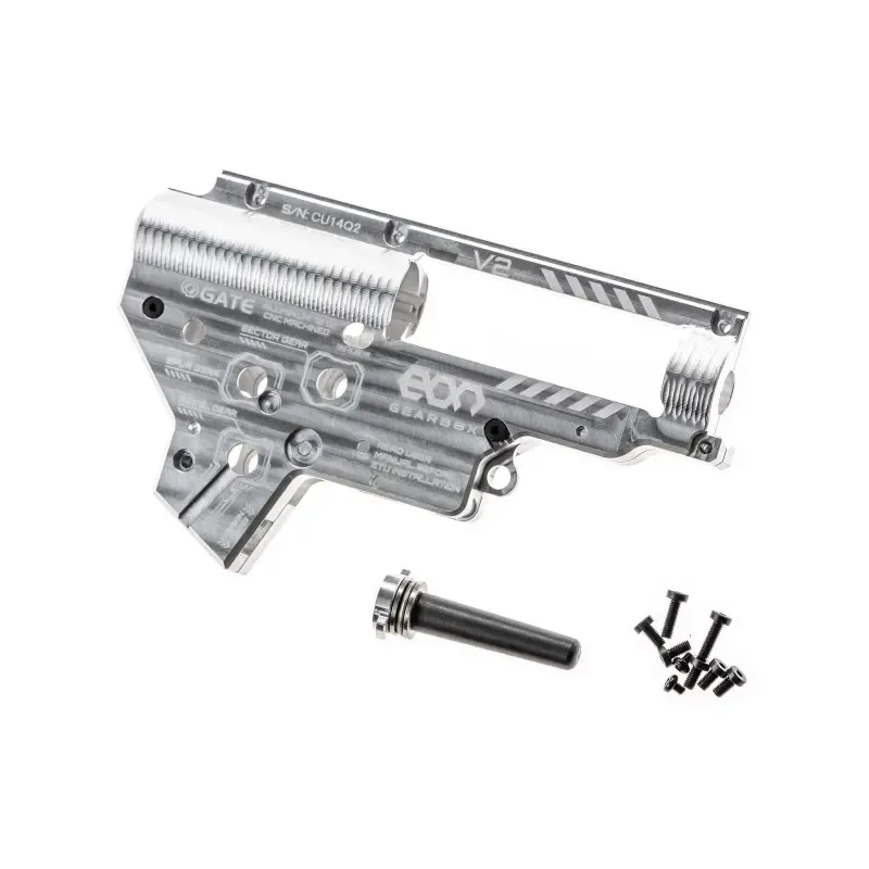 Carcasa de Gearbox Gate EON V2 · Plata