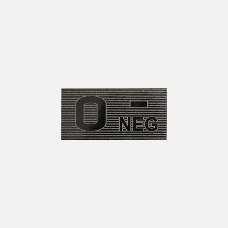 Helikon-Tex 0 Rh- Blood Type Patch - Polyester Blend