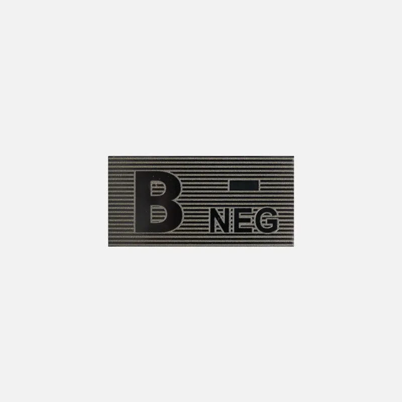 Helikon-Tex B Rh- Blood Type Patch - Polyester Blend