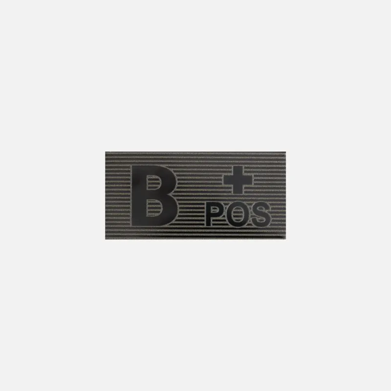 Helikon-Tex B Rh+ Blood Type Patch - Polyester Blend