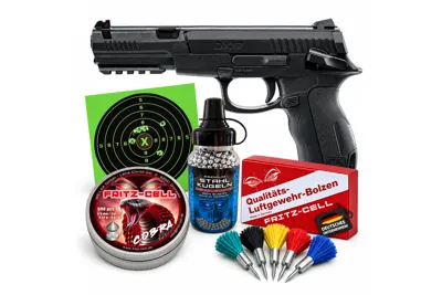 Target-Training-Set UX DX17 Federdruck Luftpistole 4,5mm F&uuml;R BB&acute;S, Pfeile Und Diabolos - Umarex