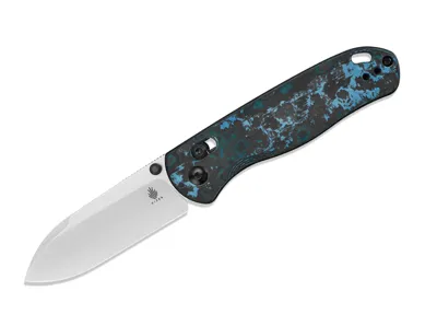 Drop Bear CF Taschenmesser Blau - Hier Kaufen! - Kizer