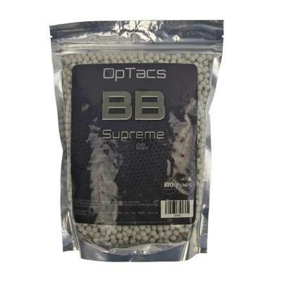 Kugeln OpTacs Supreme BIO BBs 0,25 g 4000 Stk - GunPoint GmbH