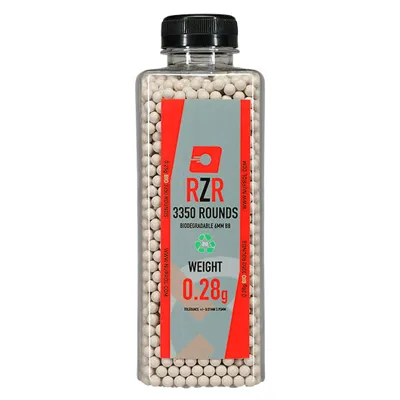 RZR BIO High Precision Bio BBs 0,28g 3.350ER Flasche Weiss - Nuprol