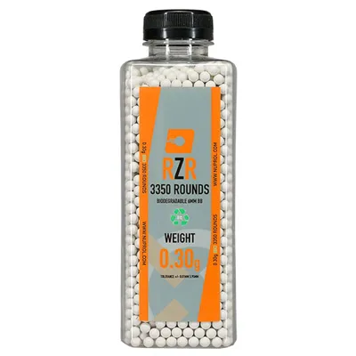 RZR BIO High Precision Bio BBs 0,30g 3.350ER Flasche Weiss - Nuprol