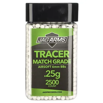 Tracer Match Grade Series BBs 0,25g 2.500ER Container Grün - Jag Arms