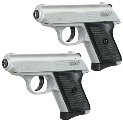 TPH Springer BB Stainless Look - Twin Pack Mit 2 Pistolen - Walther