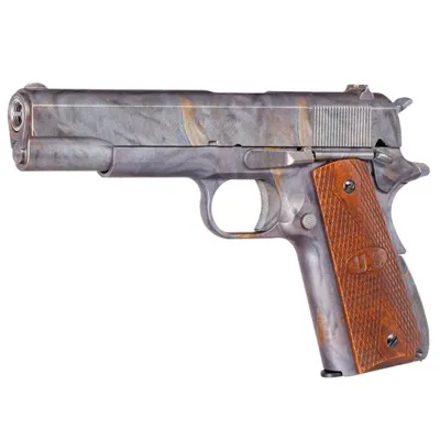 AWC Auto-Ordnance 1911 Vollmetall BB Marple Pattern - Echtholzgriffschalen - Cybergun