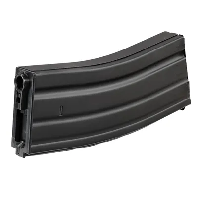 M4 / M16 Stahlblech-Magazin Hi-Cap 300 Schuss Dunkelgrau - Evolution
