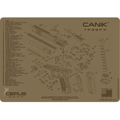 TP9 SFX Handgun Cleaning Mat - Cerus Gear