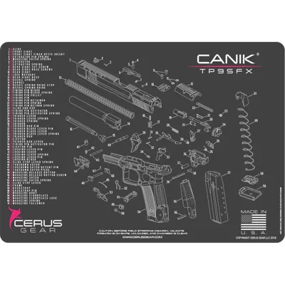 TP9 SFX Handgun Cleaning Mat - Cerus Gear