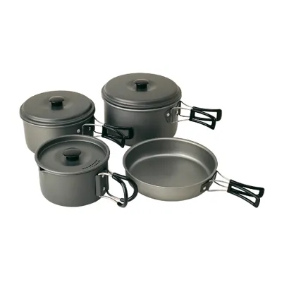 Trekking-Geschirrset Aus Eloxiertem Aluminium (8-TEILIG) - Campingaz