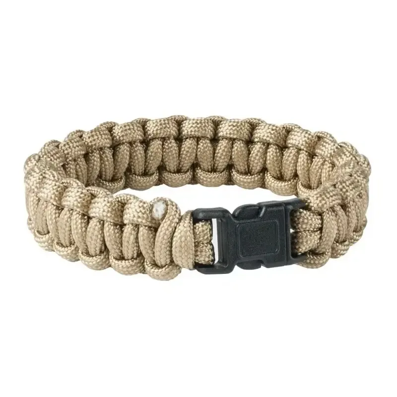 Pulsera Supervivencia Paracord · Coyote