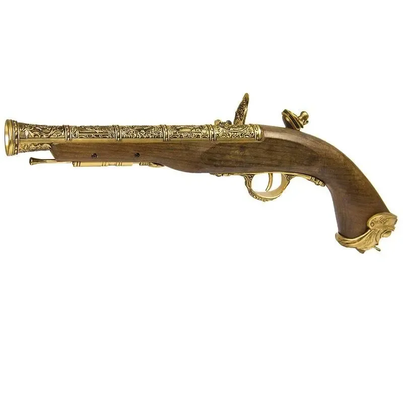 HFC Pirata CO2 Century Pirate Flintlock Pistol HGC-502G · Oro
