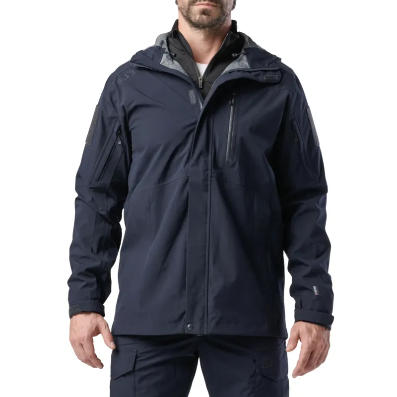 5.11 Tactical Force Rainshell Jacket · Azul