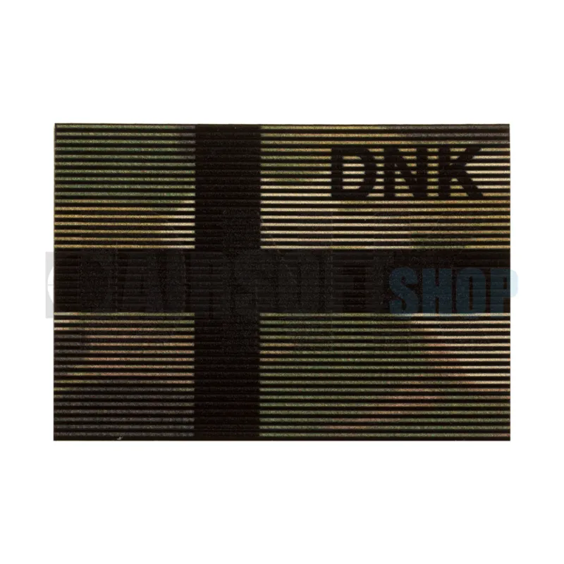 Clawgear Dual IR Flag Patch DNK (Denmark) · Multicam