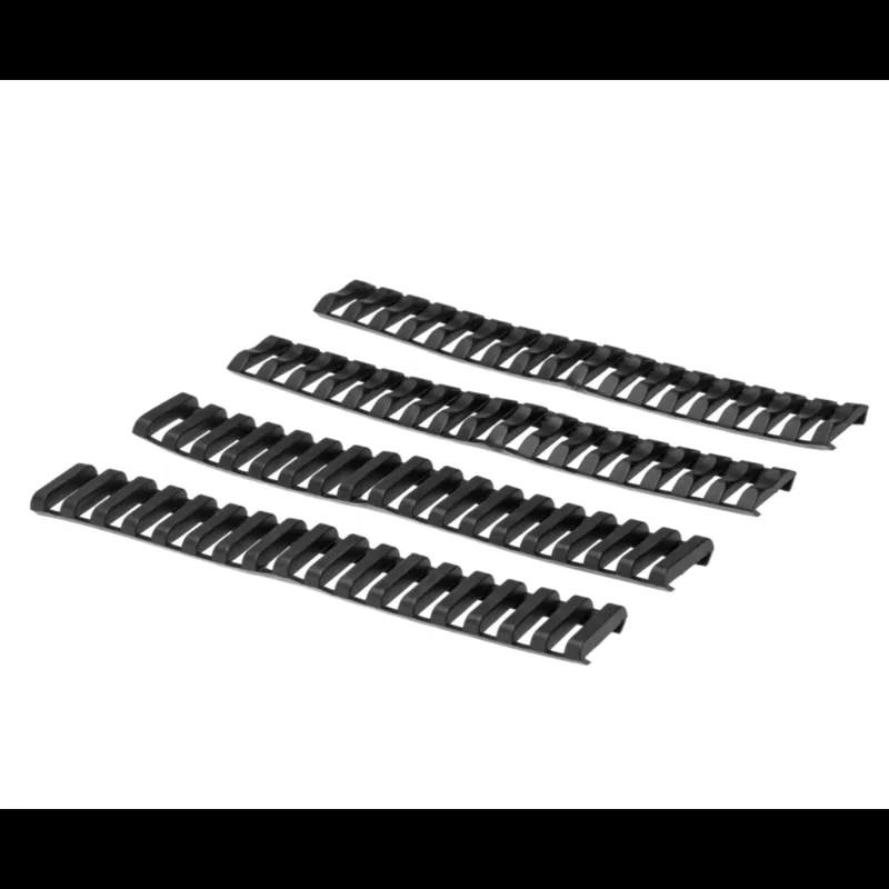MP Airsoft Ladder Rail Covers 18 Slots · Negro