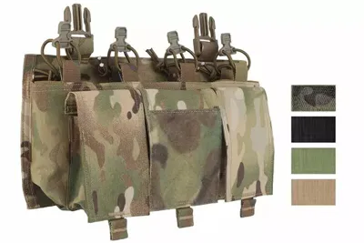Front Panel Velcro Utilitary 5.56 Quadruple