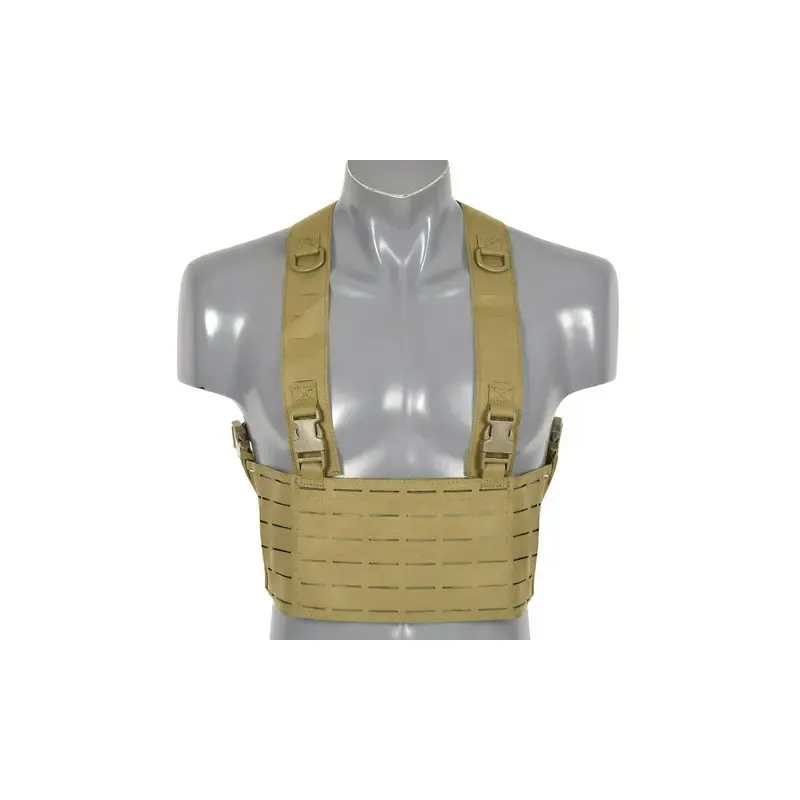 Chest Rig Táctico Laser Cut · Tan / FDE