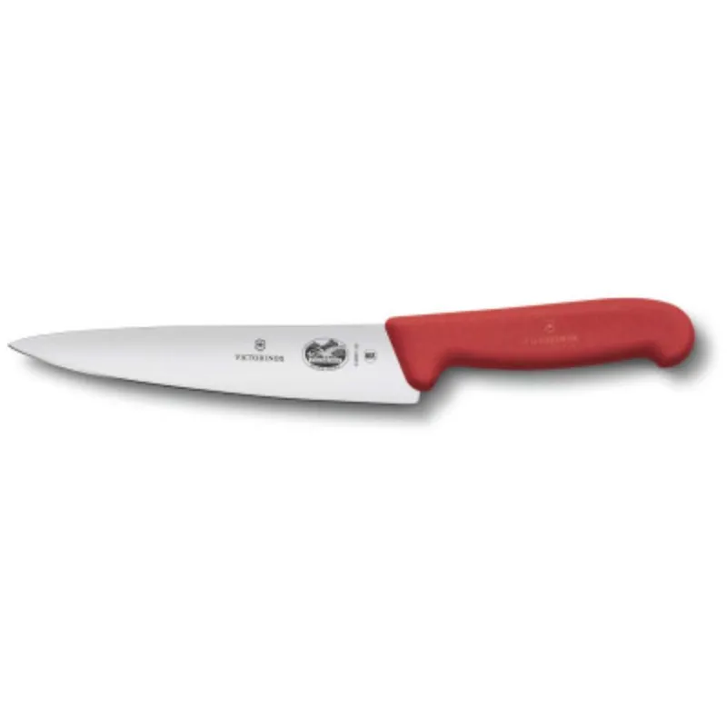 Victorinox Μαχαίρι Σεφ 19 Εκατ. Κόκκινη Λαβή Fibrox