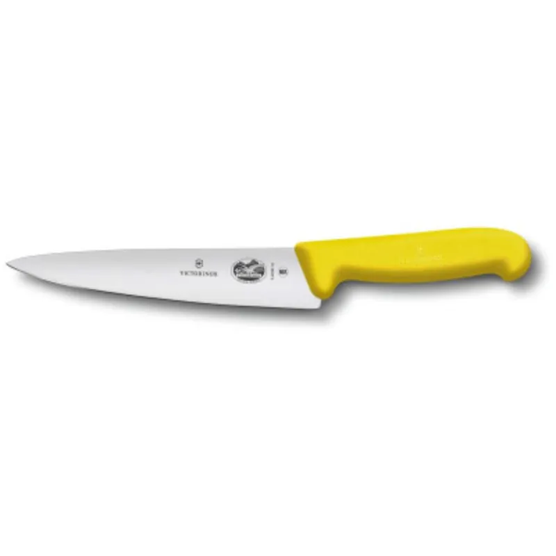 Victorinox Μαχαίρι Σεφ 19 Εκατ. Κίτρινη Λαβή Fibrox