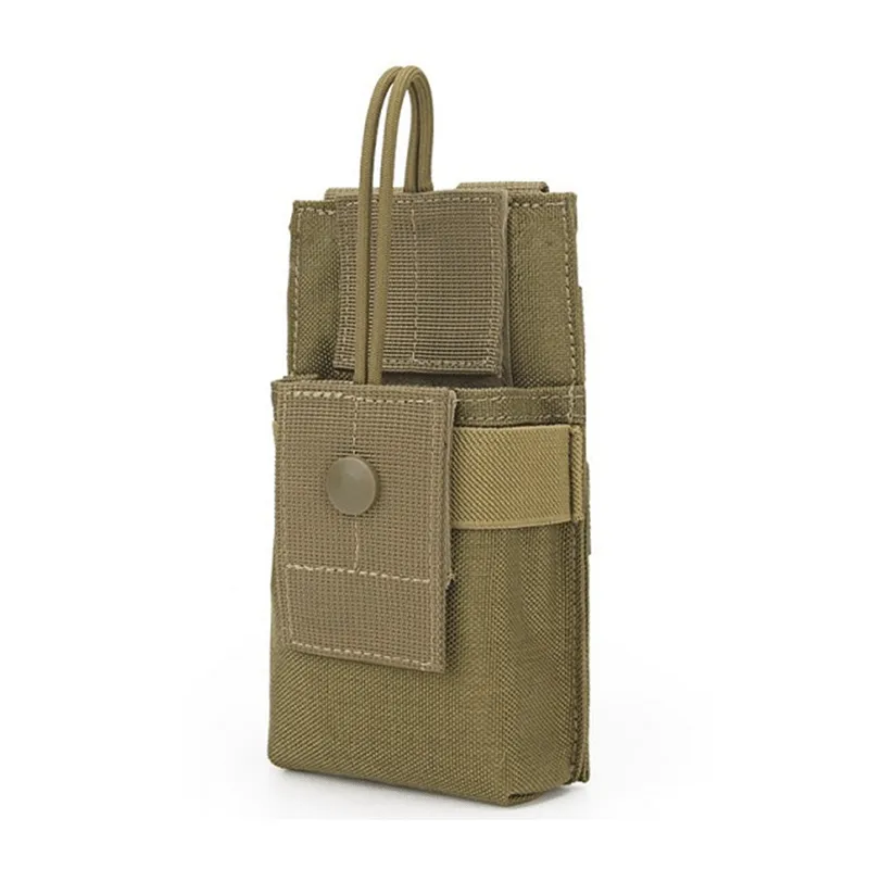 ACM Airsoft Porta Radio Corto MOLLE · Tan / FDE