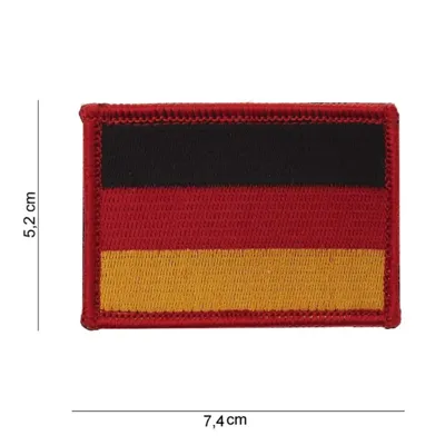German Flag Patch of Fabric with Velcro - 101Inc