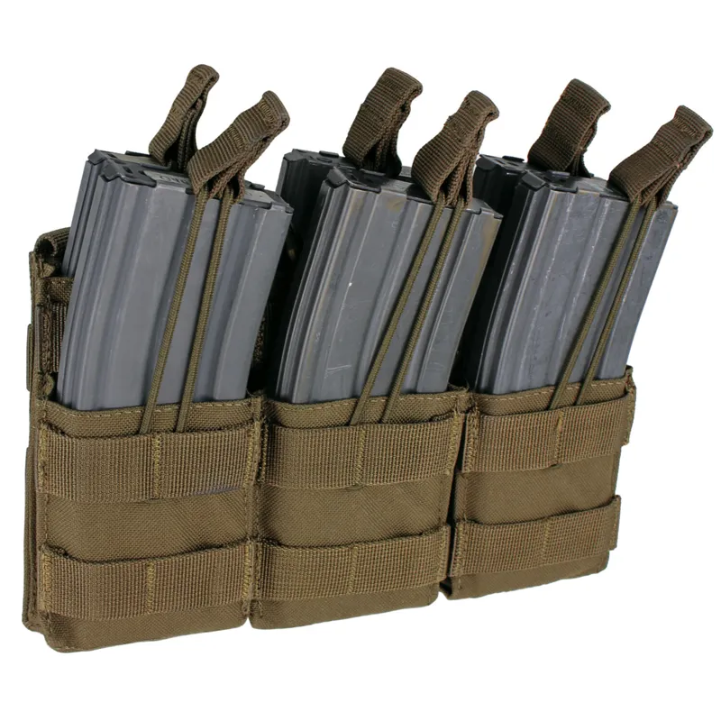 Condor Triple M4 Double Stacker MAG Pouch · Coyote