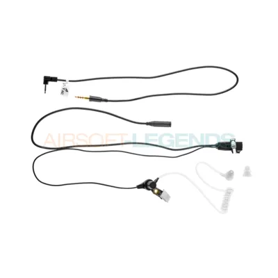 FBI Style Acoustic Headset Motorola 1-PIN Connector - Z-Tactical