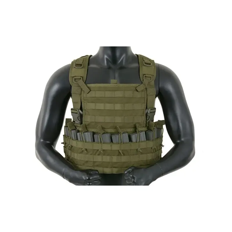 Chest Rig Táctico Completo · Verde / OD