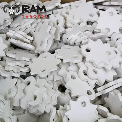 Schietsterren | Wit Klei | 600STUKS - Ram Tactical