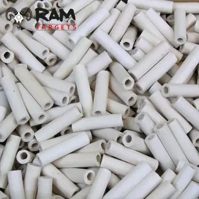 Schietpijpjes | Wit Klei | 1000STUKS - Ram Tactical