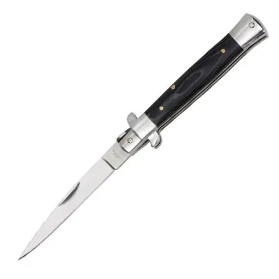Stiletto Model Zakmes | S | Micarta | Zwart - Haller Stahlwaren