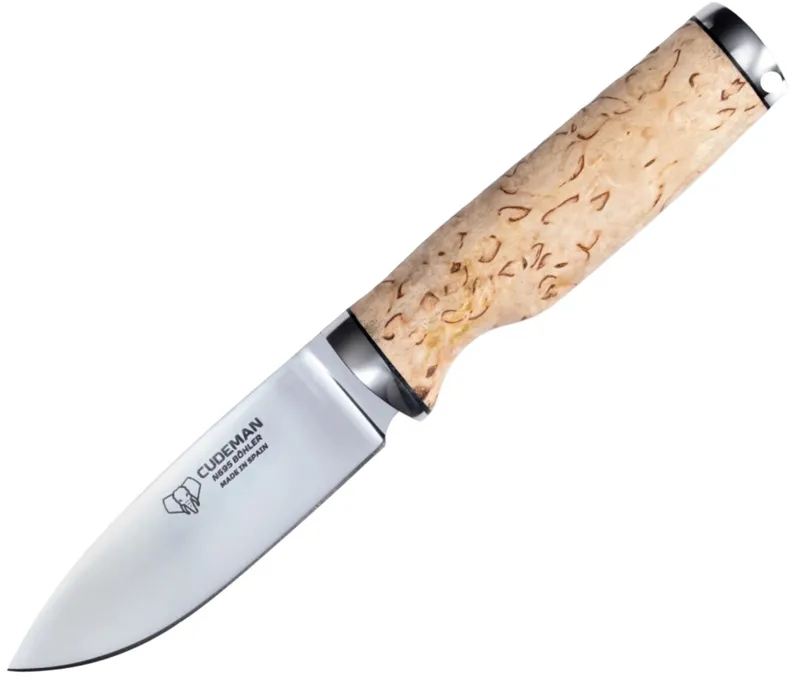 Cudeman Cuchillo de Caza Abedul Rizado