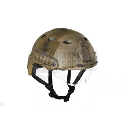 Elmetto Helmet FAST Pj Google con Lenti Versión Snake Serpente