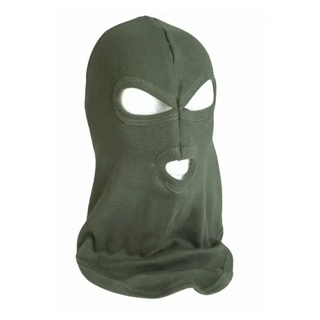 Balaclava 3 Holes Thick Coton · Verde / OD